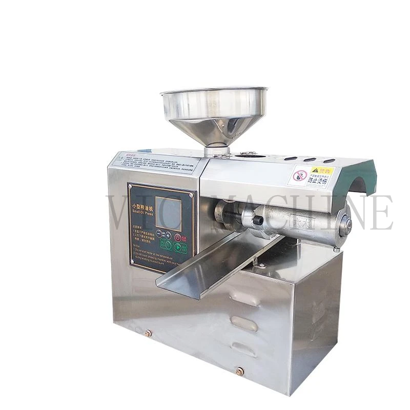 PLC  Intelligent control home use mini oil press machine