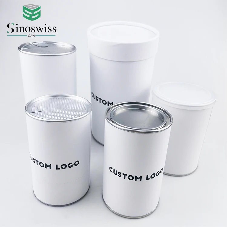 Factory Price Food Grade Airtight Coffee/Matcha Tea Powder/Cashew Nut Airtight Paper Tube Container Sealed Packaging