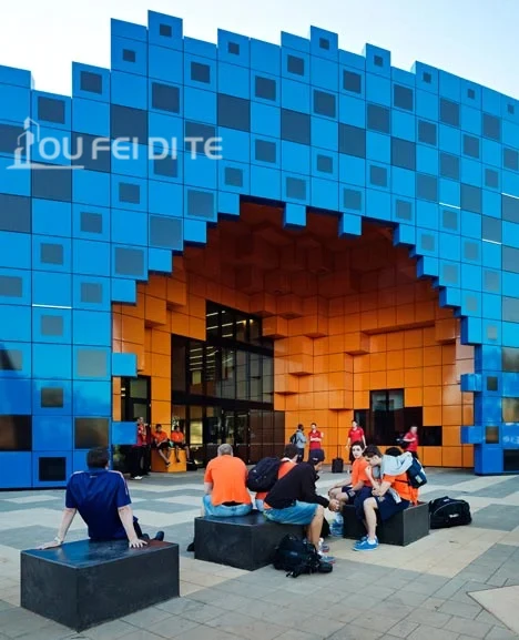 OFDT 3 mm thick house home exterior facade sheet plate curtain wall system building cladding