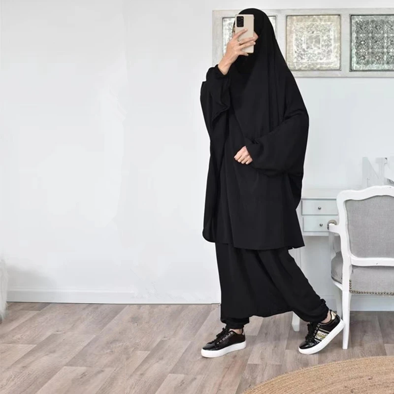 Dubai Hijab Muslim Long Abaya Women Prayer Dress Hot Selling Fashion Indian Kaftan Islamic Sport Suits Clothing