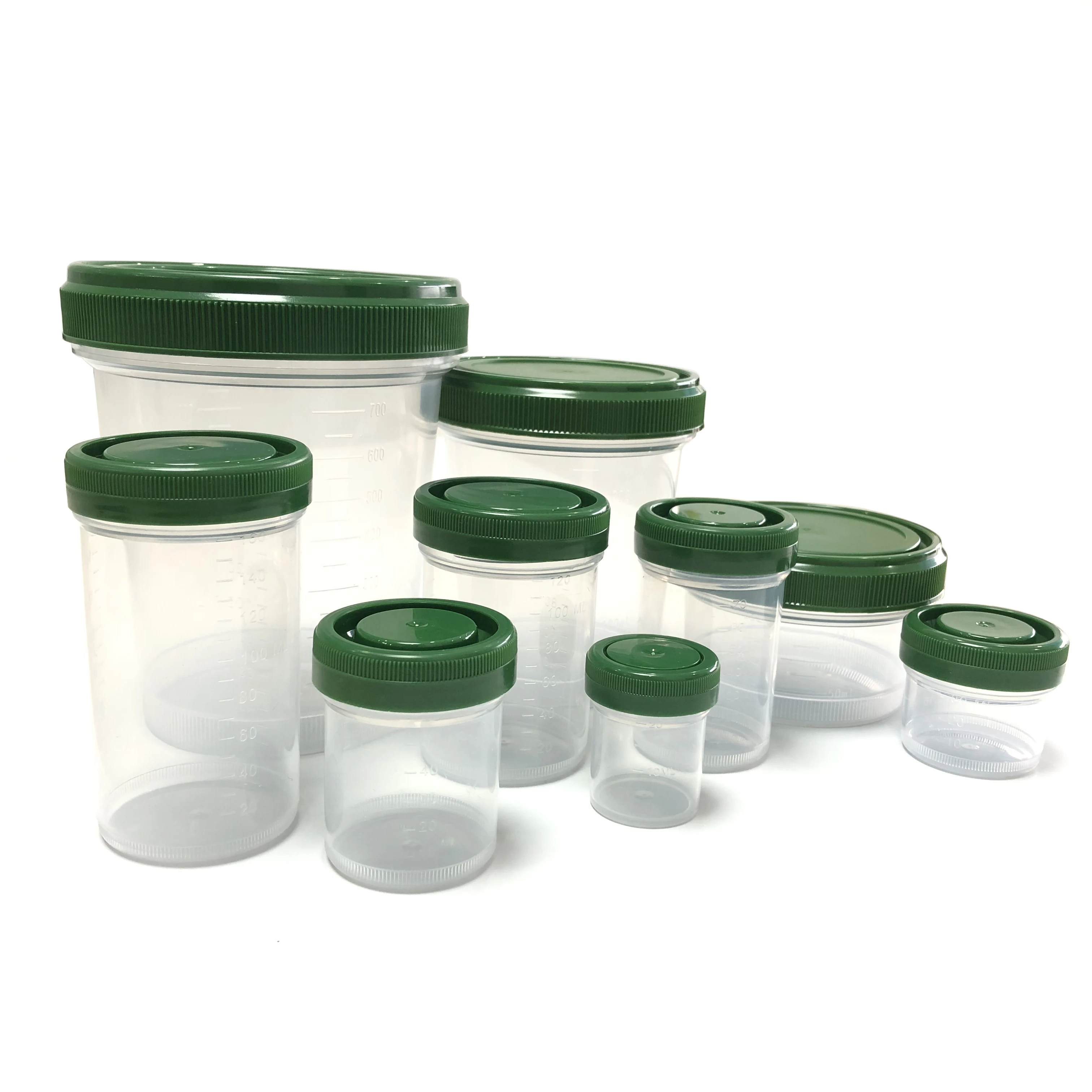 Good Sealing Histology 20ml 40ml 60ml 90ml 120ml 160ml 250ml 500ml 1000ml Formalin Plastic Sample Cup With Screw Top