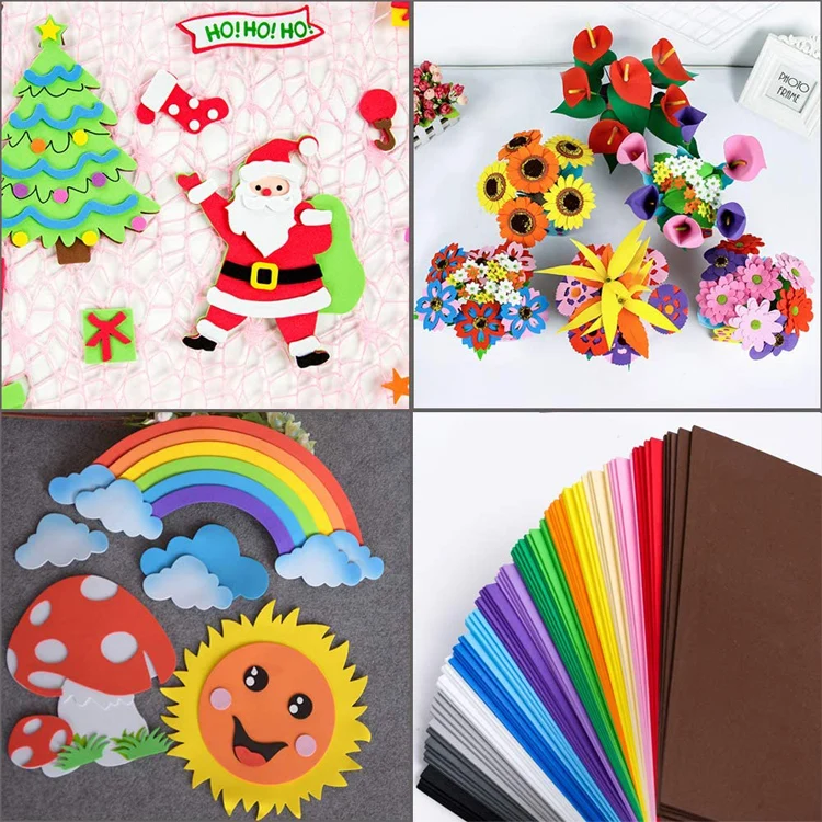 Wholesale 2mm Thickness eva Foam Board Goma EVA Rubber Sheets Craft  Foamy Non Toxic Color EVA Foam Sheets