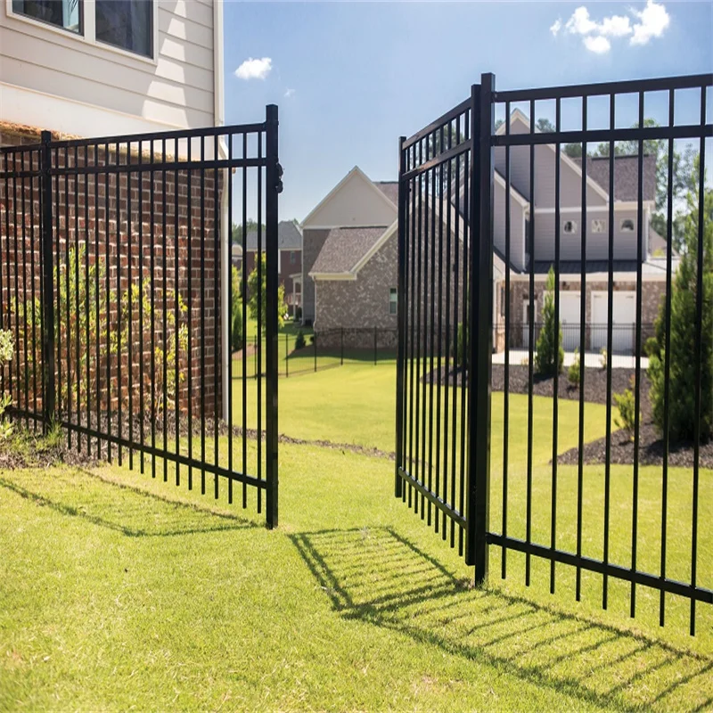 Top quantity Chinese Manufacturer domestic wrought iron palisade fence & gates