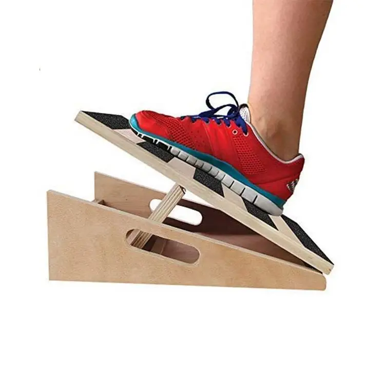 5 Levels Professional Wooden Slant Board Ankle Stretch Incline Boards