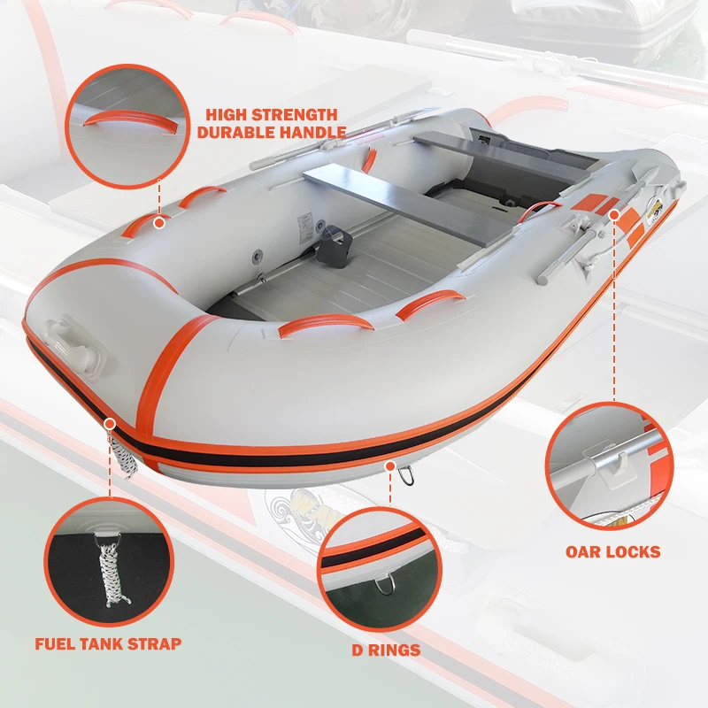Надувная резиновая надувная лодка Zebec для рыбалки Schlauchboot с мотором 4 2 м продажи