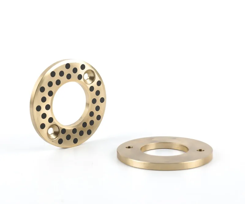 Self Lubricating Brass Washer High Load Graphite Bronze Thrust Sliding Plain Flat Washer Shim