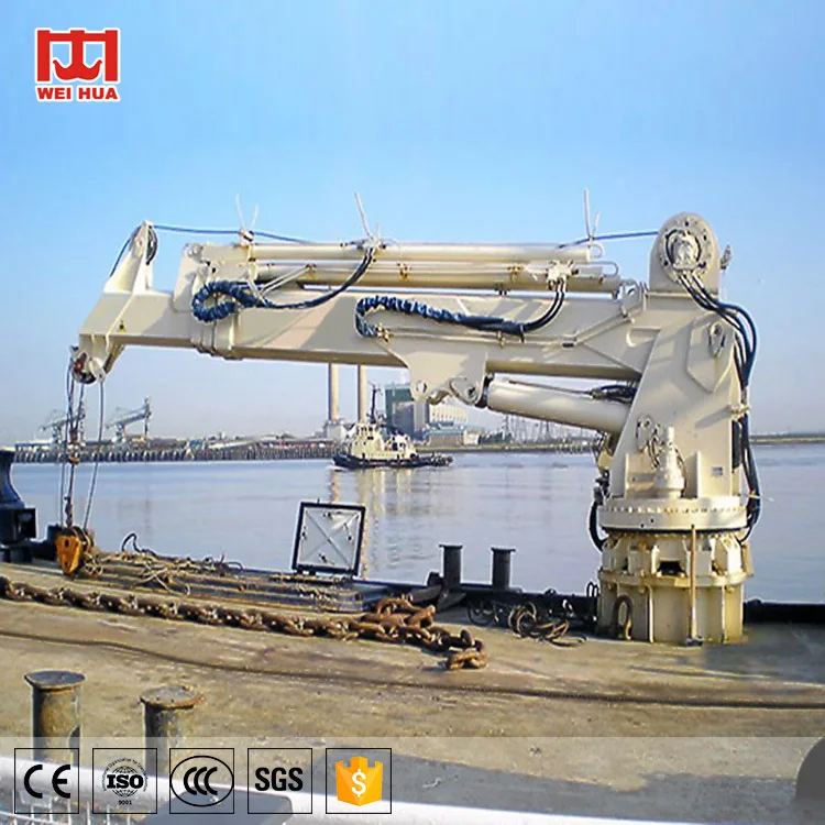 Лидер продаж, гидравлический морской палубный кран на 20 тонн, 50 тонн в порту