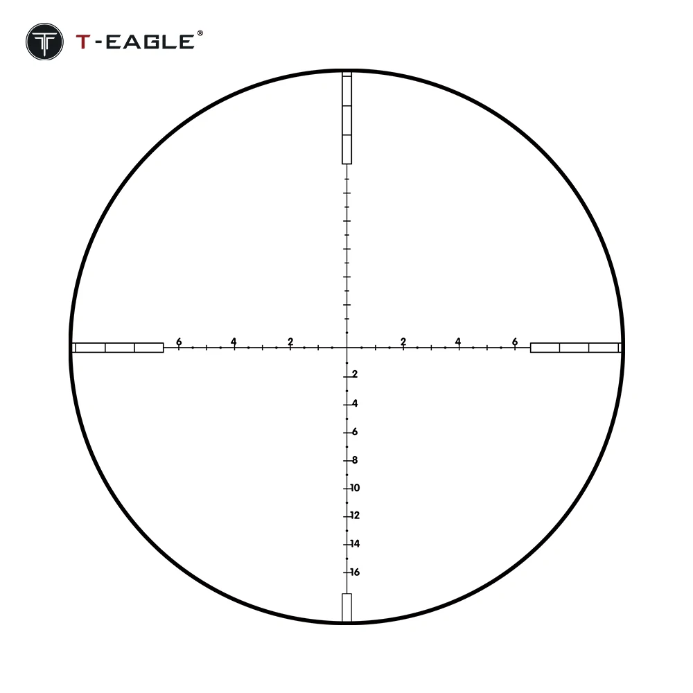 Wholesale T-Eagle EOS 1.2-6X24 Etched SFP Glass Spotting Hunting Scope Shockproof vibration Outdoor waterproof