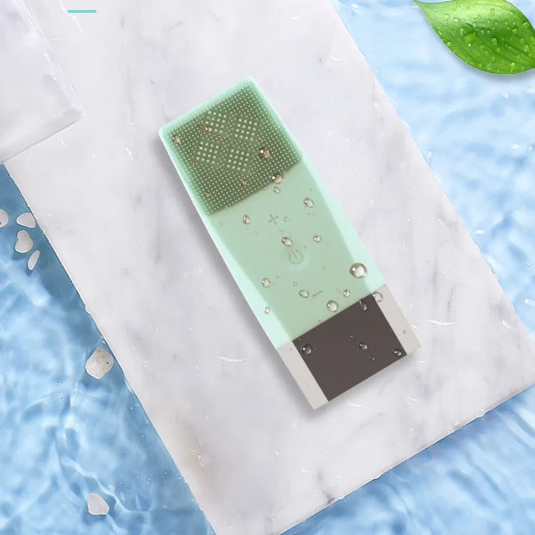 In 2024 launched a portable silicone deep cleaning induction charging silicone acoustic cleanser for home use