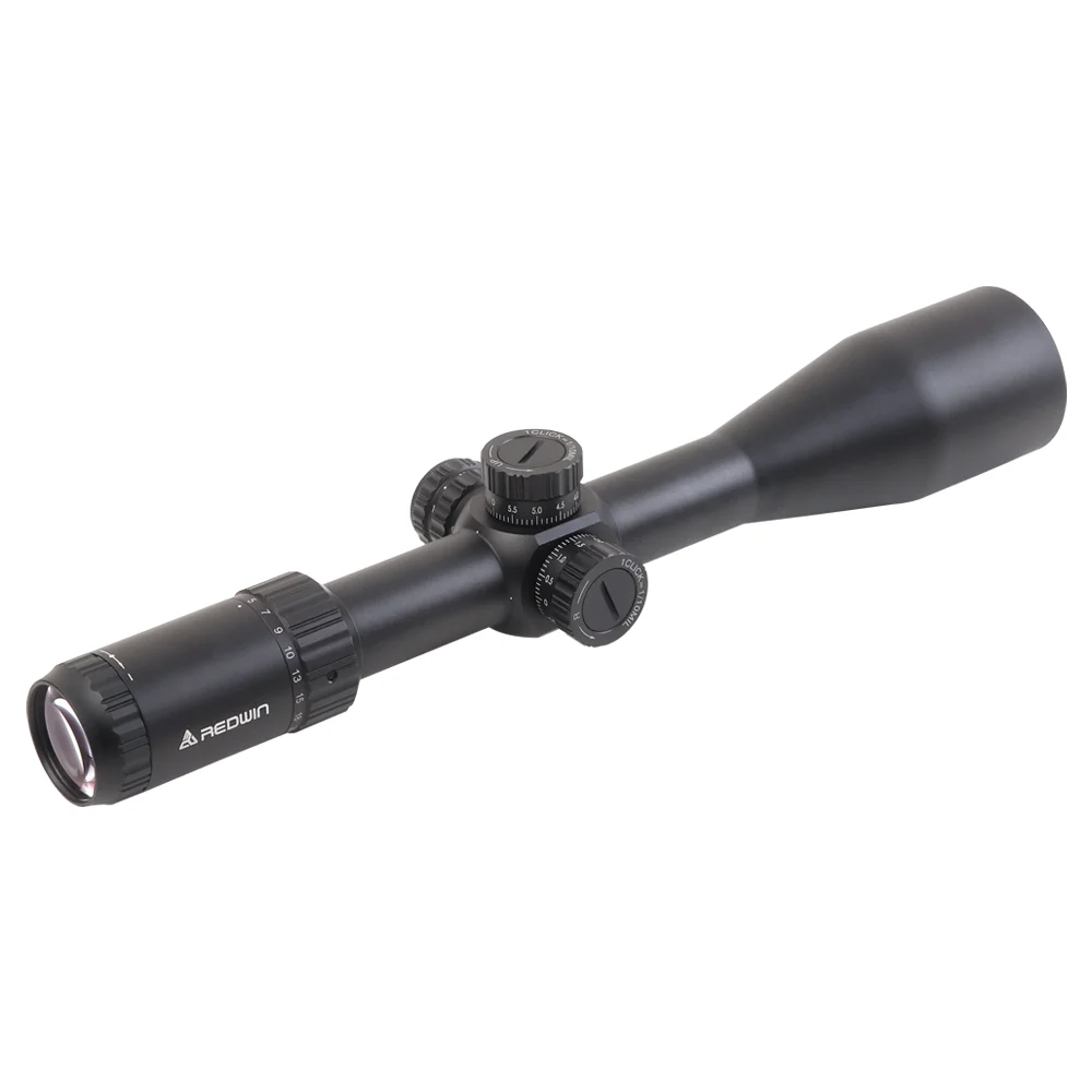 Red Win Kuiper 5-25x50 FFP Hunting Scope Tactical  6 Gears Illuminated 10 Yds Focus 1/10 Adjust Zero Lock