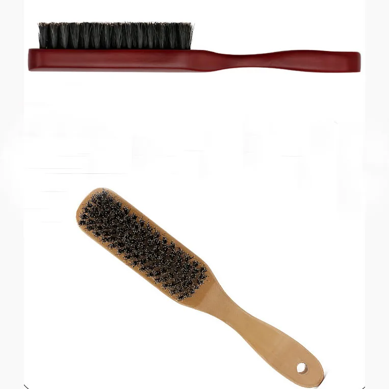 
Wood brush factory eco friendly pure boar bristles wooden beard brush 