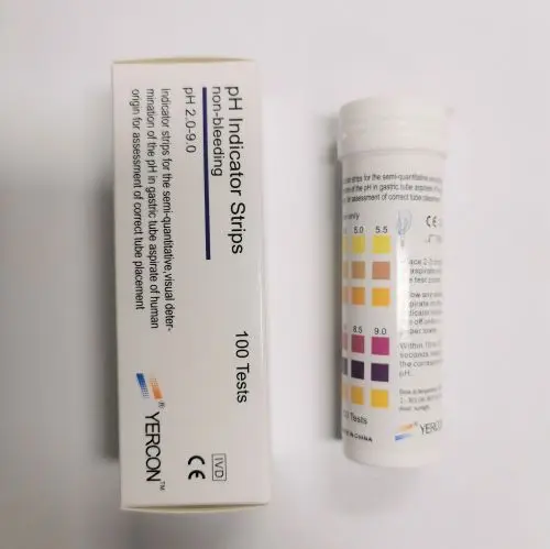 gastric aspirate ph test strips  2.0-9.0 CE ISO13485
