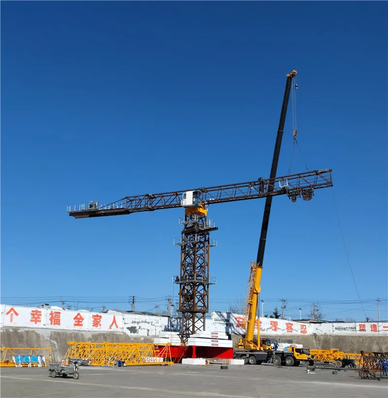 QTZ250 (H7520A-12D) famous brand electric  topless  tower crane
