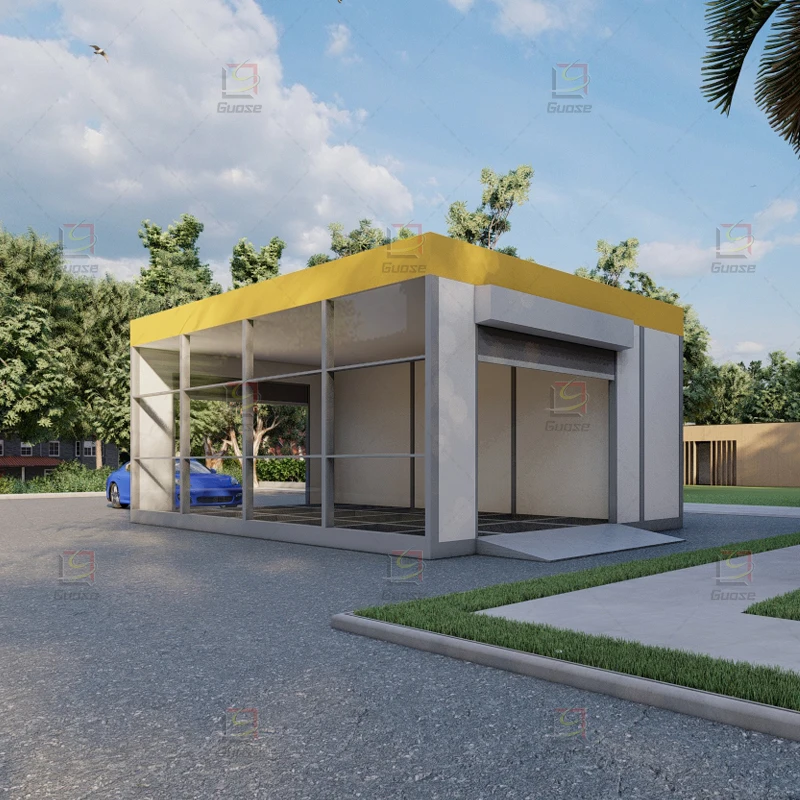 shed prefabricated portable car shelter garage tent prefab metal car canopy garage