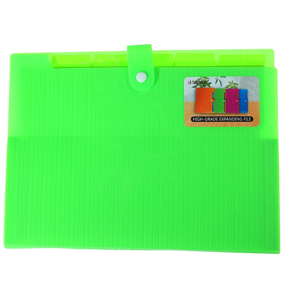 Wholesale pp cover easy carry expandable accordion file folder office  with pockets file folder