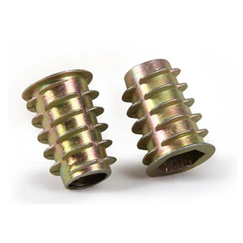 
Furniture wood insert nut M5 M6 M8 threaded Inserts for Wood 