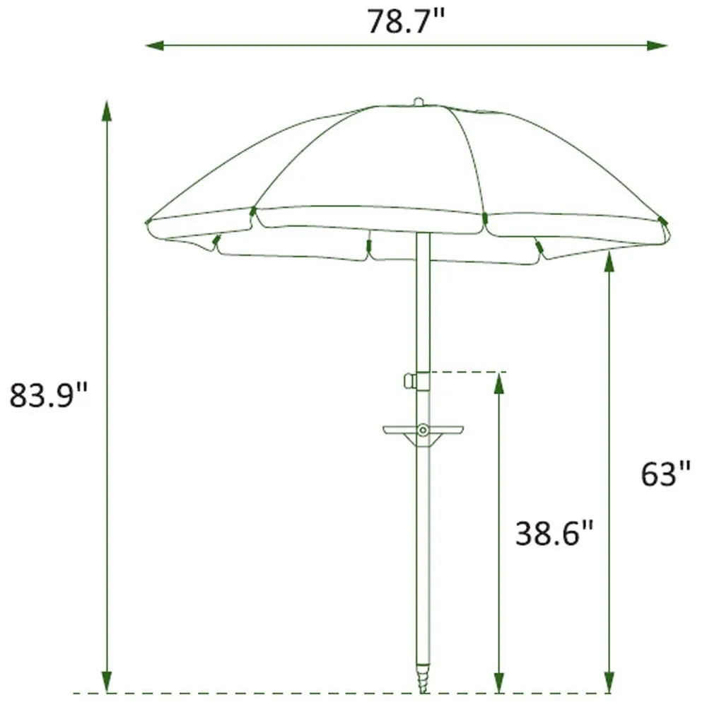 Wholesale Outdoor Umbrella Sun Umbrella Portable Beach With Tilt And Sand Anchor, Hot Selling Uv Protection Sun Umbrella Beach
