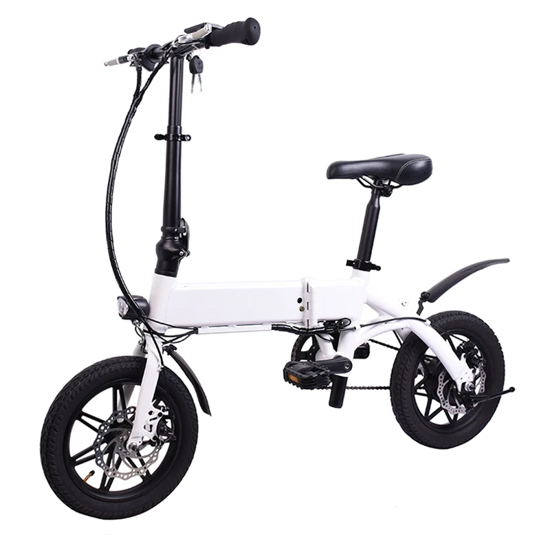 14 дюймов мини складной портативный велосипеды с внутренней батареей с функцией подзарядки Складная для е-байка для электрического велосипеда