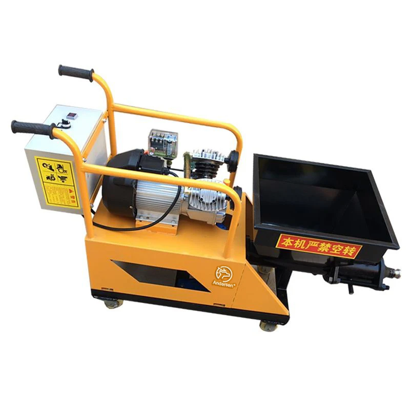 Mini 4WD Multifunctional Spray Machine Exterior Wall Paint Concrete Cement Mortar New Condition Pump Motor Engine Core