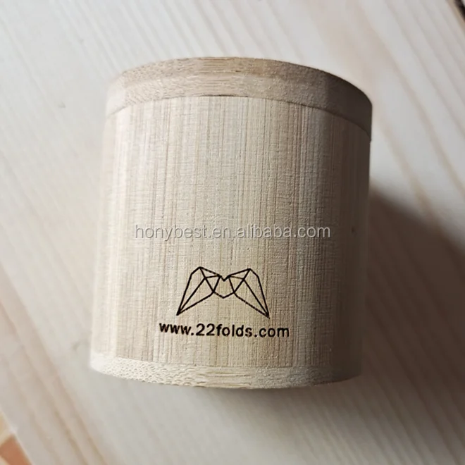 wooden round ring box