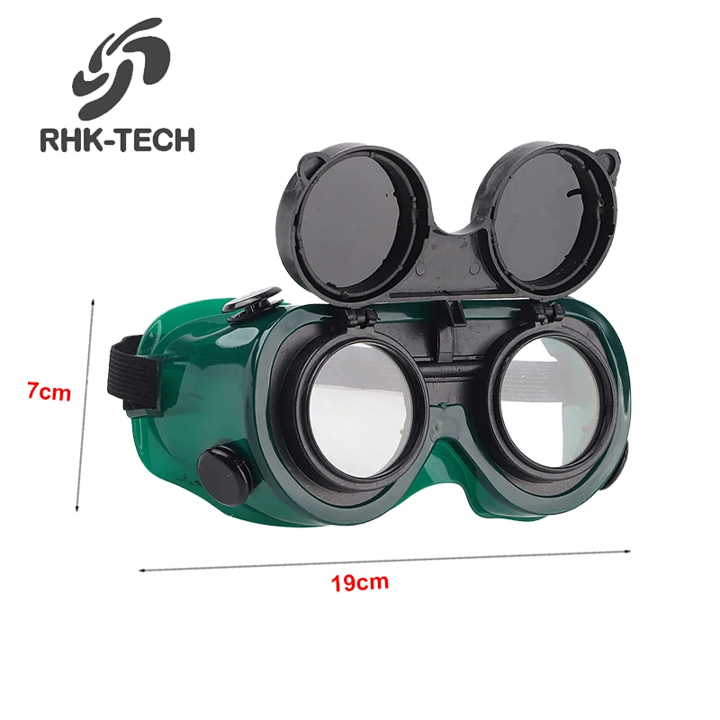 RHK 2024 Wholesale OEM Direct Supply Eye Protection Welding Goggle Gas Cutting Welding Eye Protection Safety Goggles