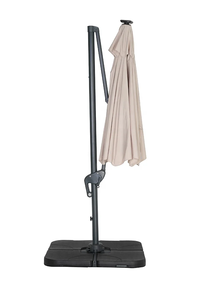 Factory hot sale 6m outdoor umbrella 3x3 square garden 12 ribs patio