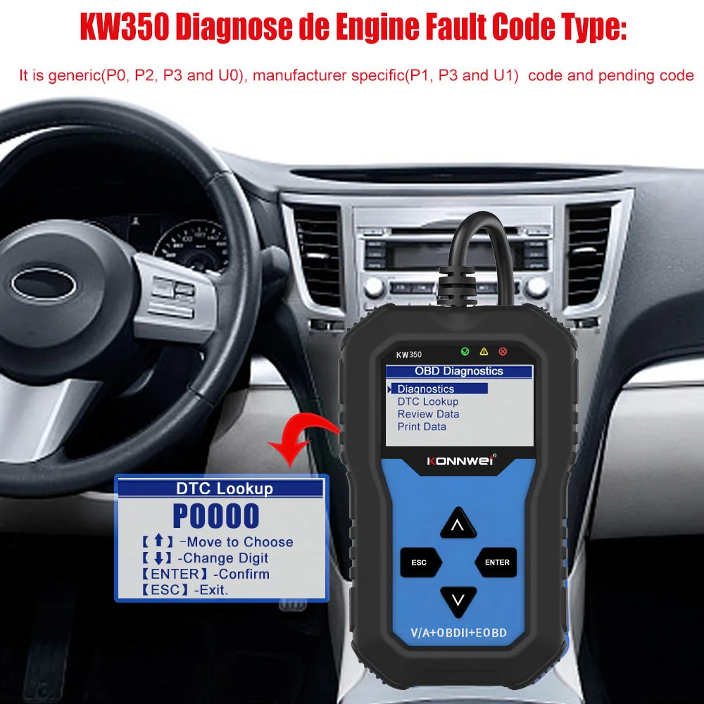 OBD2 SRS Abs Auto Scanner full system gearbox diagnostic tools for VAG