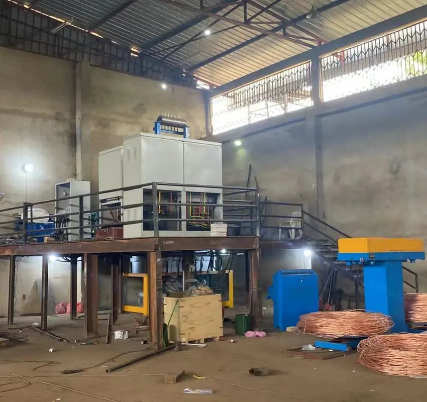 Made In China 8mm Upward Copper Wire Continuous Casting Machine