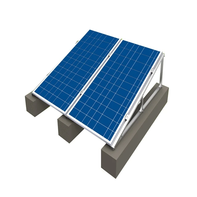 Солнечные панели PV, плоские монтажные кронштейны для дома и коммерческого использования, 25 кВт