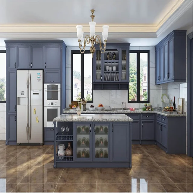 HZ  New Modern Style Kitchen Furniture  Modular Customized Kitchen Cabinet