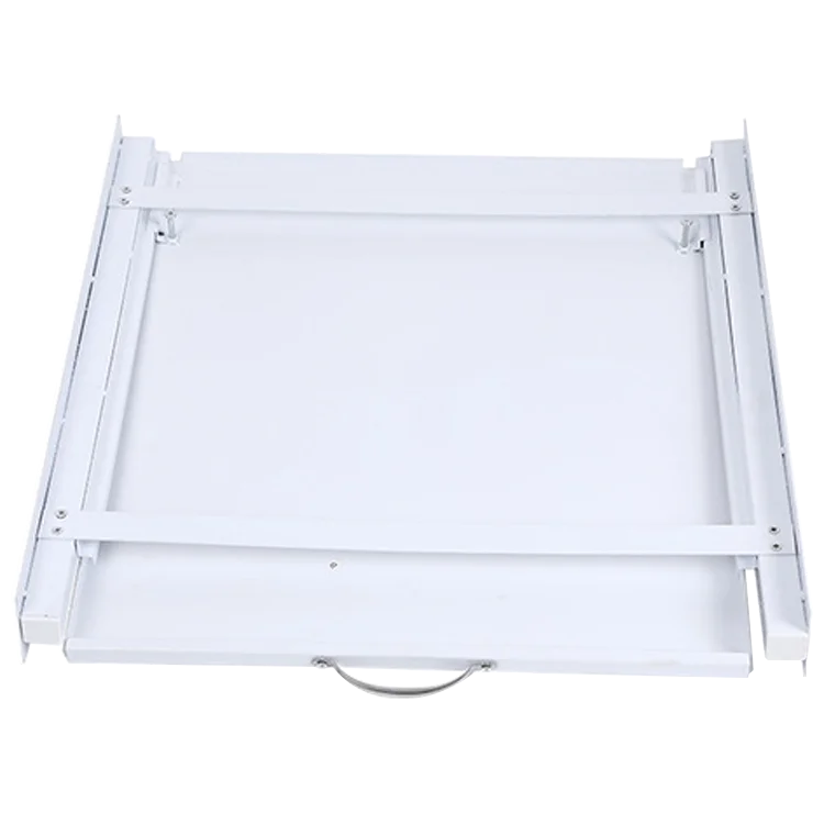 High quality metal washing machine base stand with sliding plate