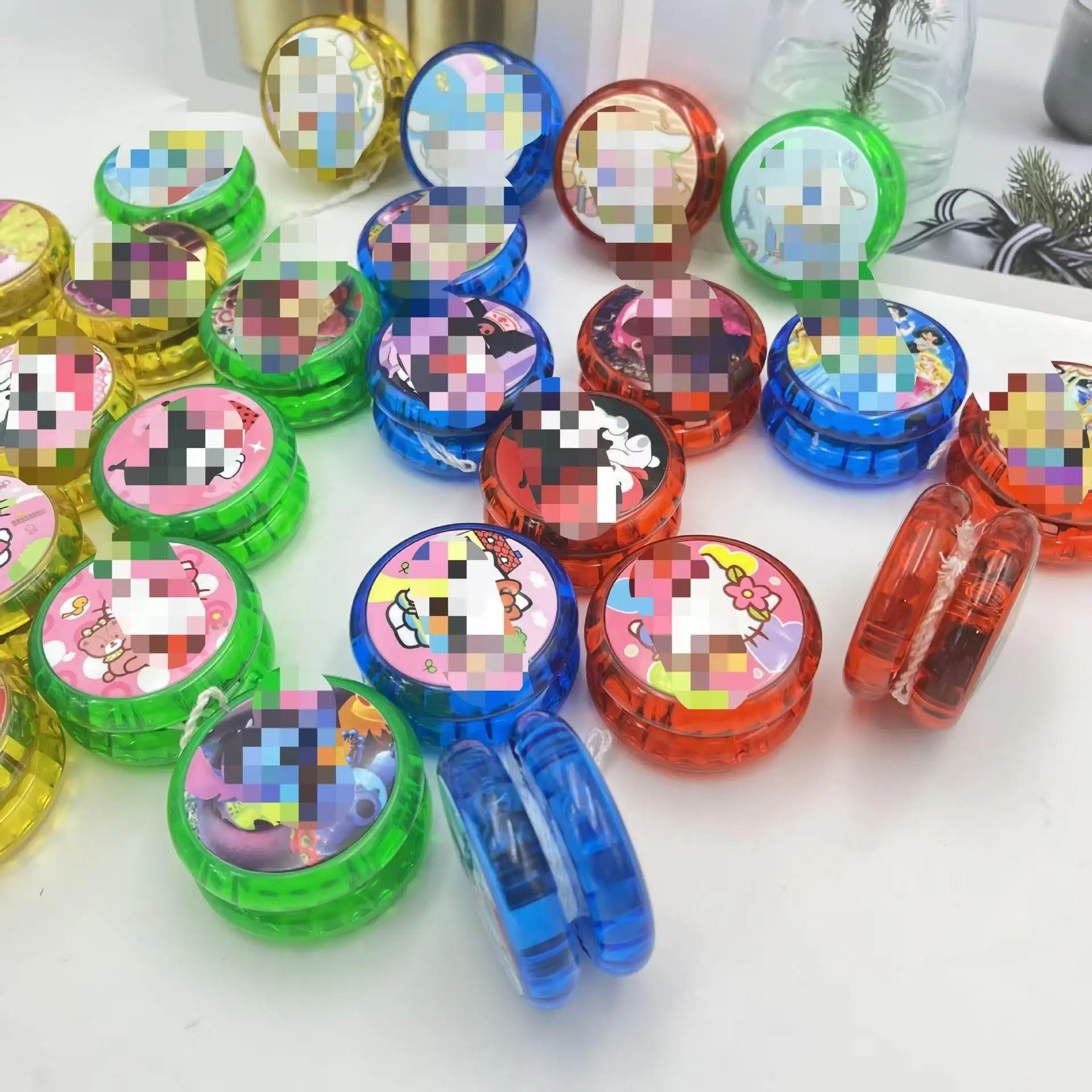 Cheap Yoyo Toy Magic Game Light Up Yoyo With Sti-tch San-rio Pattern Custom Funny Glow In The Dark High Quality Plastic Yoyo