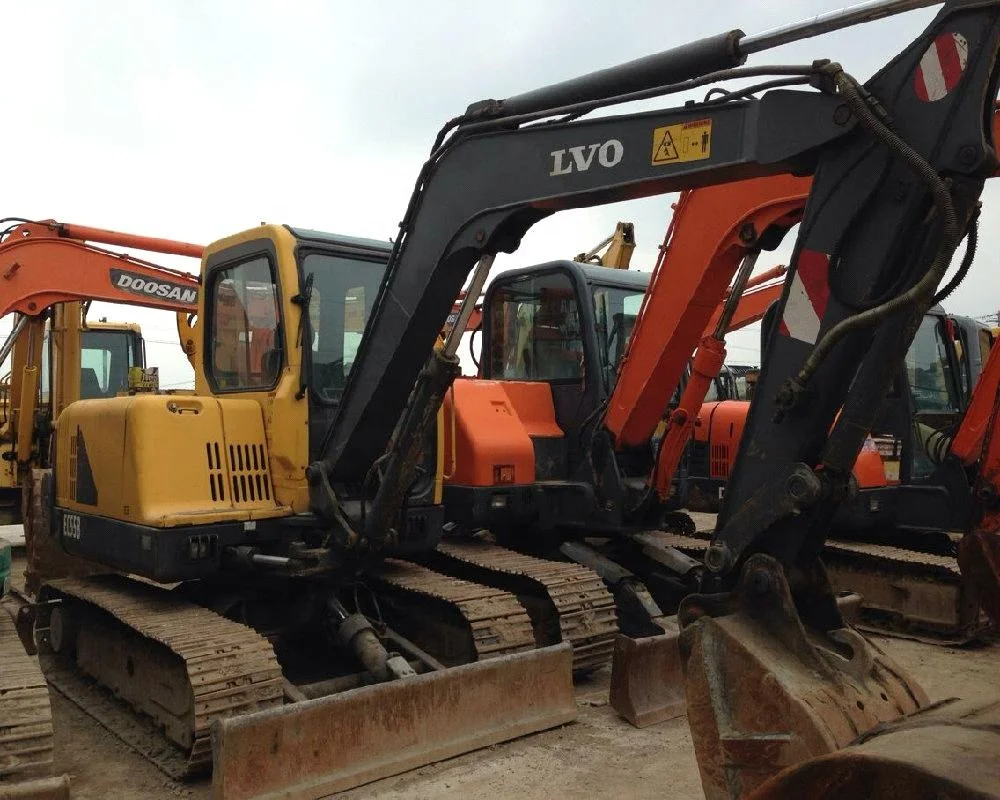 5 ton 6 ton  excavator used volvo ec55 ec55blc mini small excavator cheap mini excavator on sale