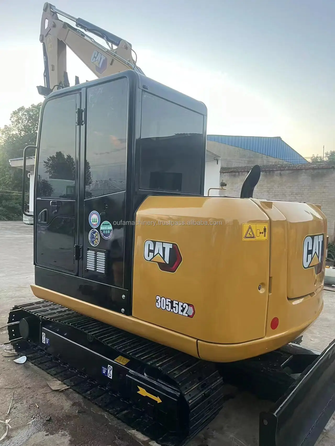 Экскаватор б/у CAT 305.5E2 с бульдозером и резиновыми гусеницами Лидер продаж мини-экскаватор 304 305.5E 306E 308C
