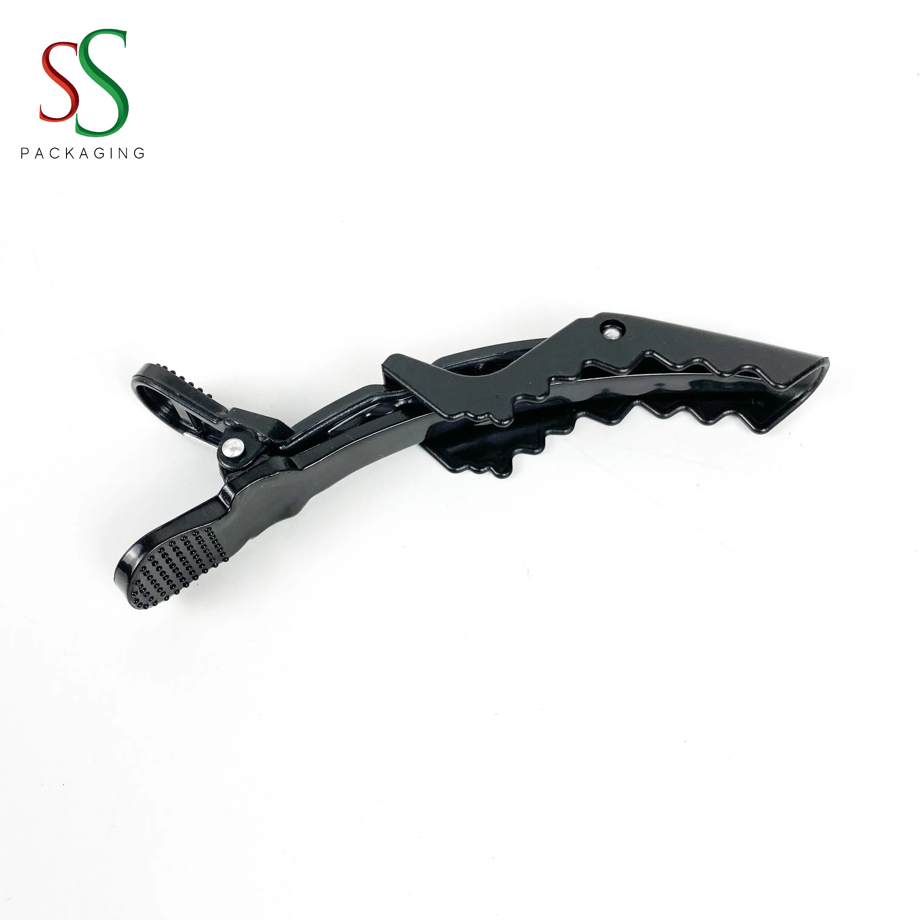 wholesale custom logo salon hair accessories for women style hair sectioning crocodile  clip