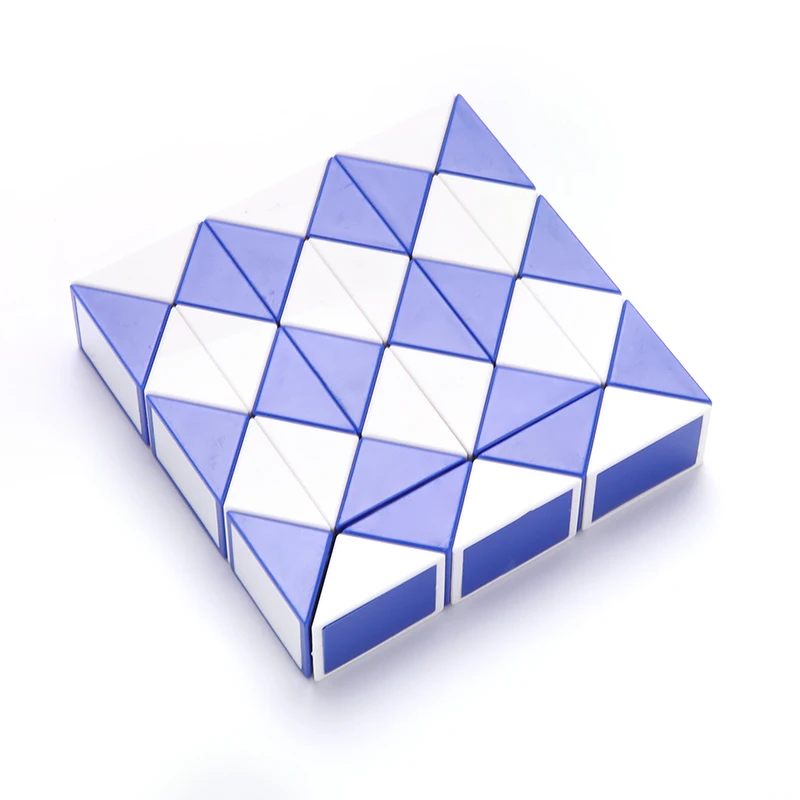 24 wedges large size Fidget Snake cube twist puzzle toys magic Sensory toys  Brain Teaser puzzle Games fidgets interactive toys