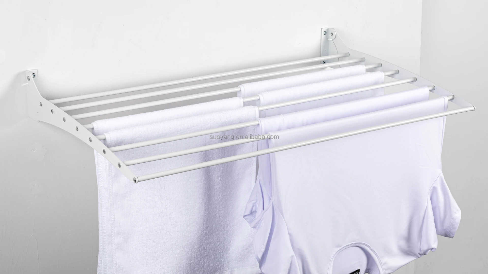 European Style 60CM White Color Clothes Drying Rack Storage Holders & Racks Cloth Rack for Home Furniture Use