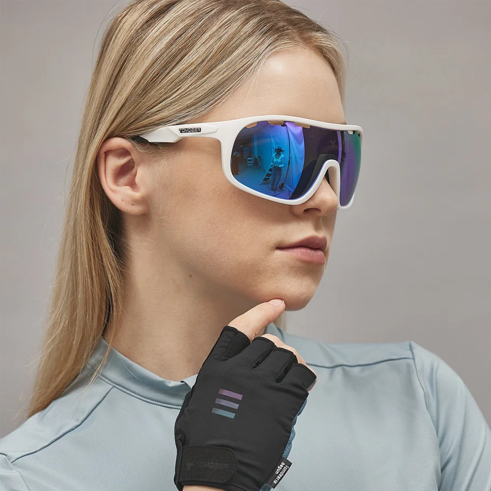South Korean Brand Sports Cycling Sunglasses Photochromic Lenses Sport Sunglasses Eyewear