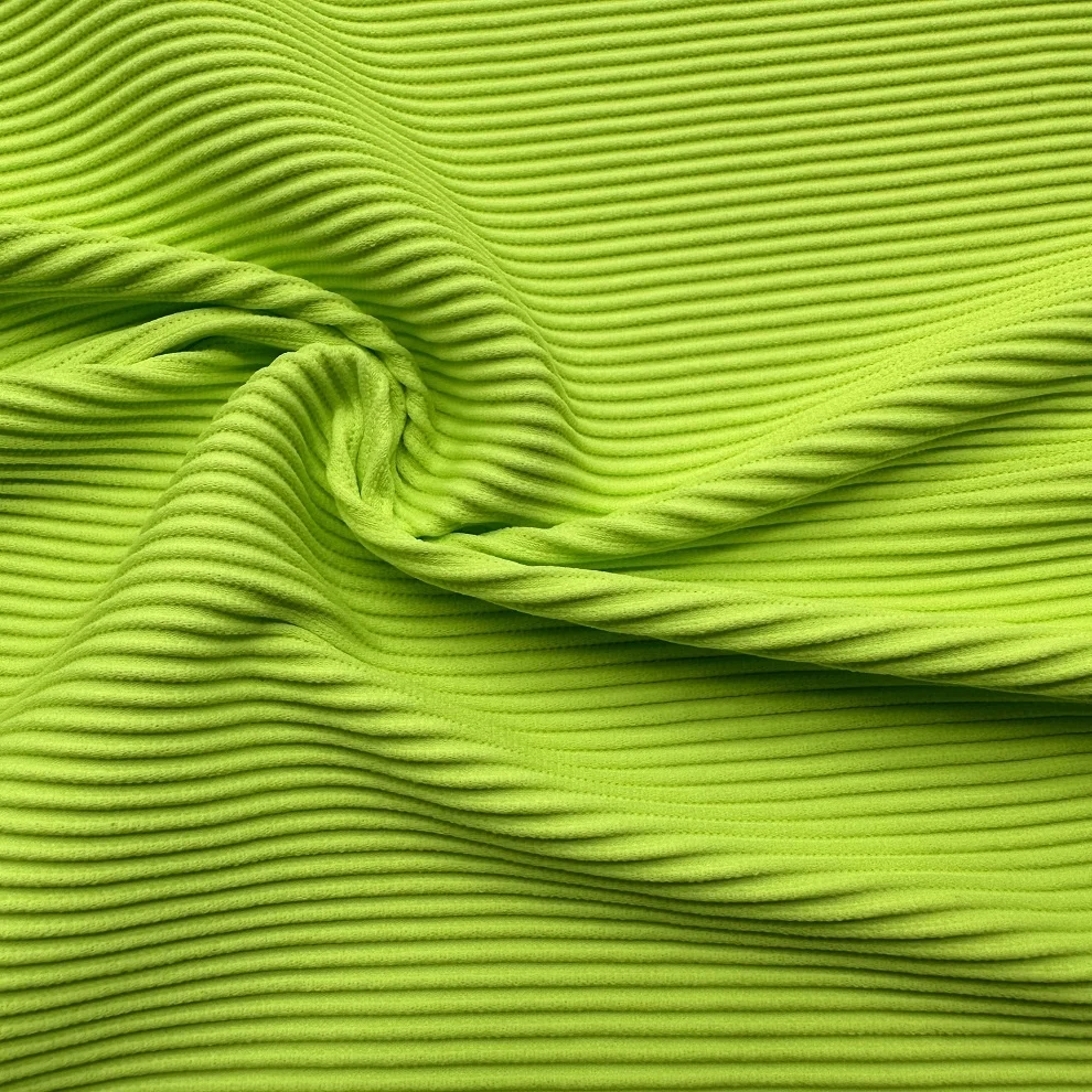 high quality recycled swimwear fabric twill knitted stripe rib for sportswear bikini swimsuit 4 way stretched eco swim fabric