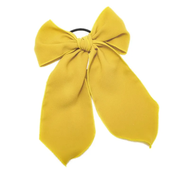 Women Rubber Bands Tiara Satin Ribbon Bow Hair Band Rope Scrunchie Ponytail Holder Gum for Hair Accessories Rope