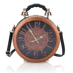 Angelbarcelo hot sales manufacturer fashion purse luxury clock round handbag girls mini shoulder bag 2021