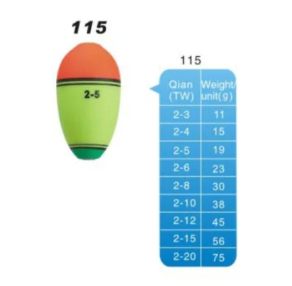 high quality buoy EVA fishing floats  surface painting EVA floats