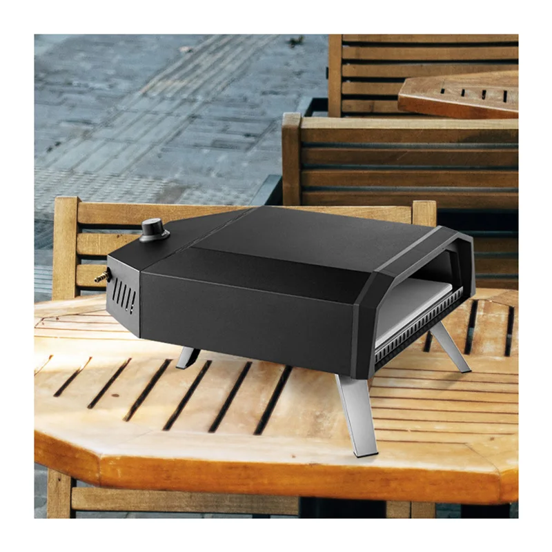 Wholesale grill outdoor gas pizza oven portable pizza grill foldable leg large plate easy to move