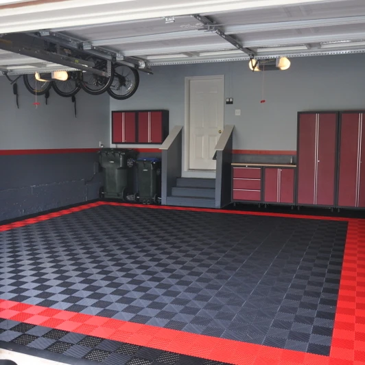 
Hot sales interlocking pvc pp car garage floor tiles 