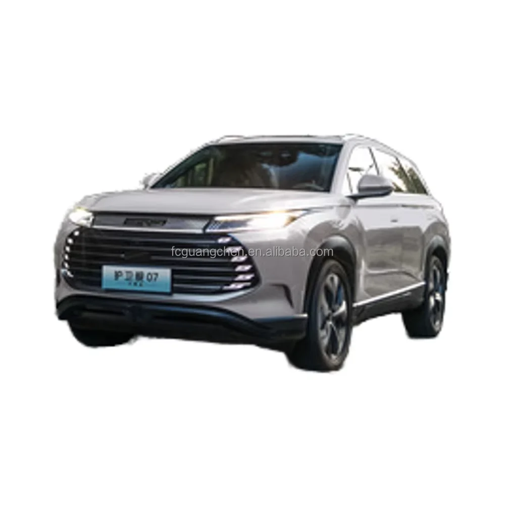 BYD DM-i роскошная версия 2024 эскорт 07 автоматический FWD турбо двигатель R20 кожанные сиденья панорамный ACC Гибридный электромобиль