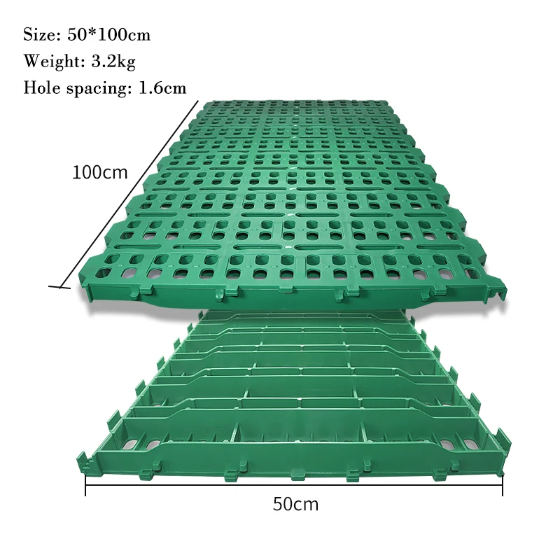 PP Slatted Floor Matting for Piglet Farming New Condition 1-Year Warranty for Goat Sheep House Plastic Flooring