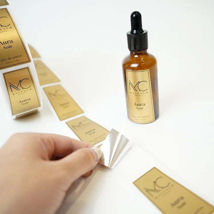 custom self adhesive waterproof bopp matte finish label essential oils private bottle label cosmetic sticker
