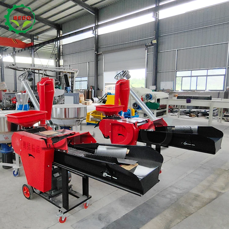 Electric Animal Feed Cow Grass Cutting Kneading Gasoline Corn Straw Chopper Diesel Engine Silage Hay Chaff Cutter Machine