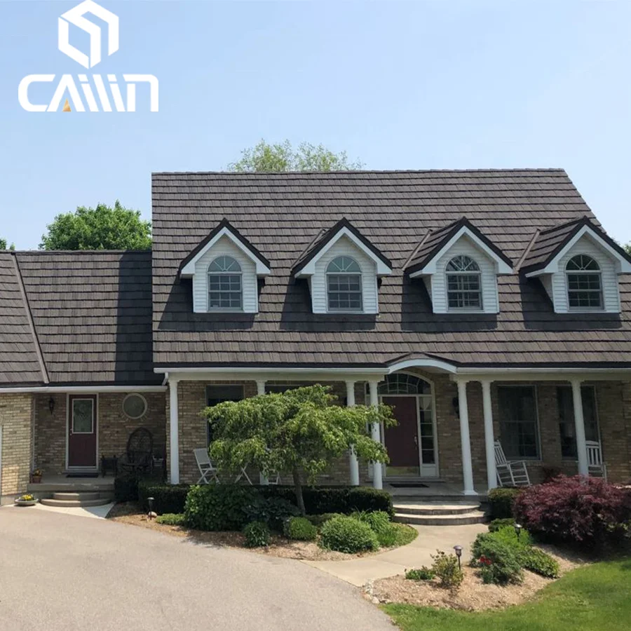 Cailin Ireland Stone Coated Roof Tiles Cottage Project High-Quality Roof Tiles with Roof Estimate Support