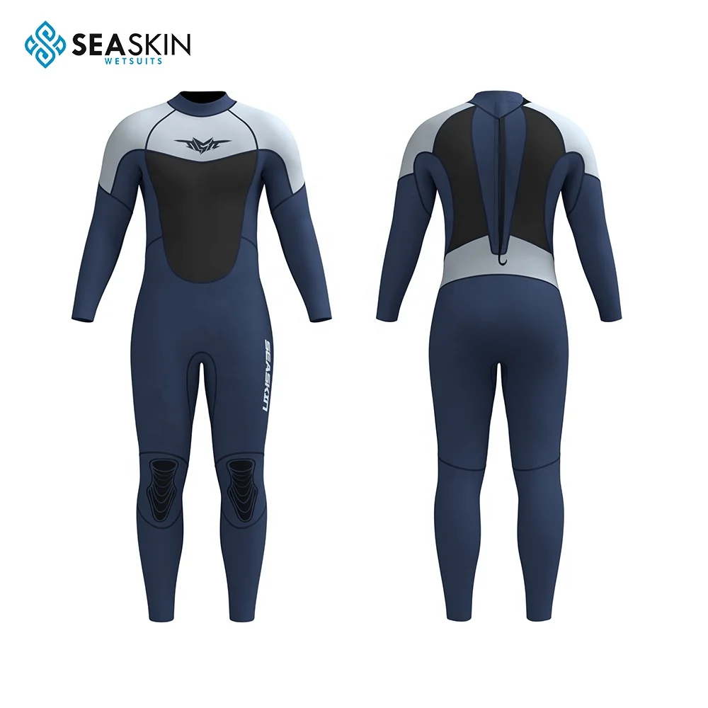 Seaskin 3mm Neoprene New Fashion FullSuit Long Sleeve Diving Wet Suit